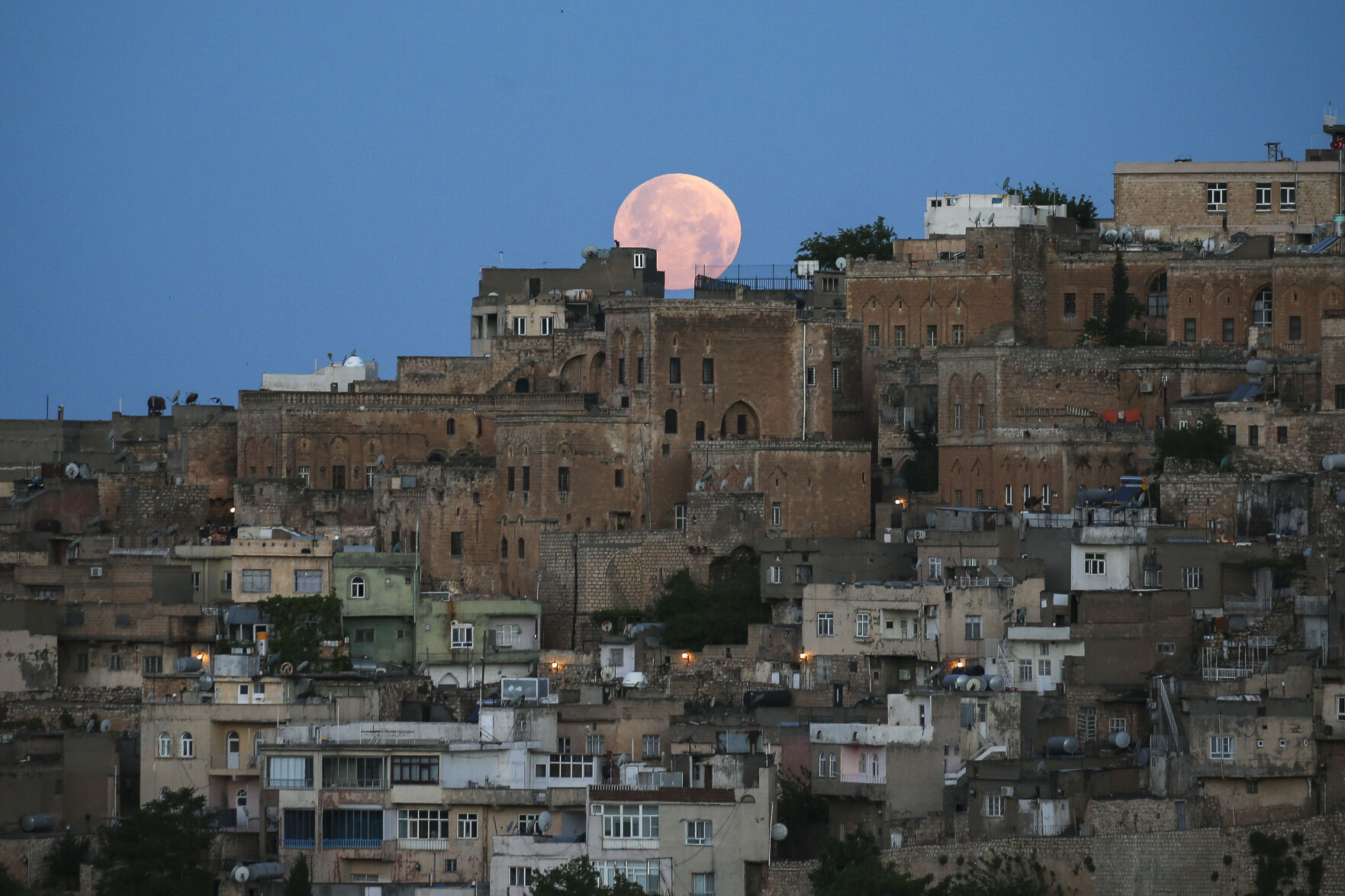 APTOPIX Turkey Full Moon